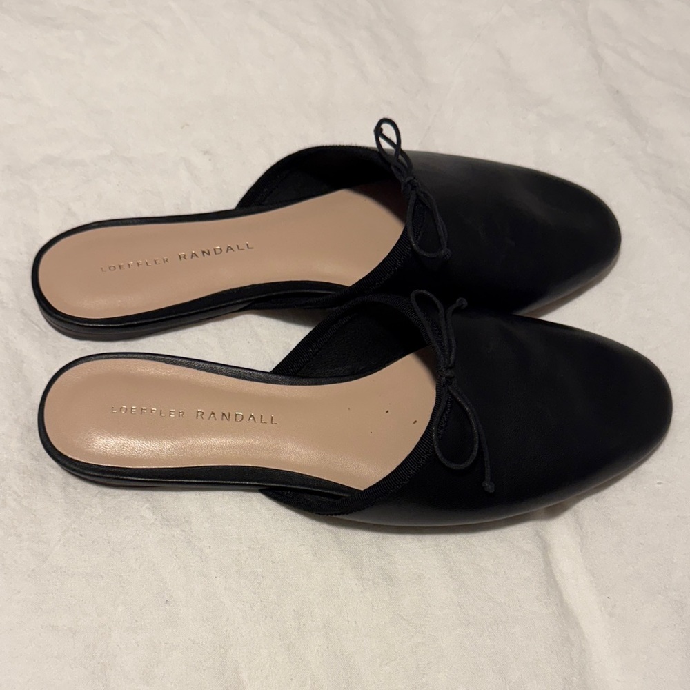 LOEFFLER RANDALL Paola Ballet Mule in Black Size 7.5